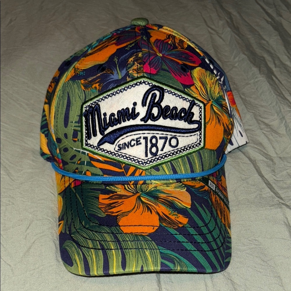 Colorful Miami Beach Cap